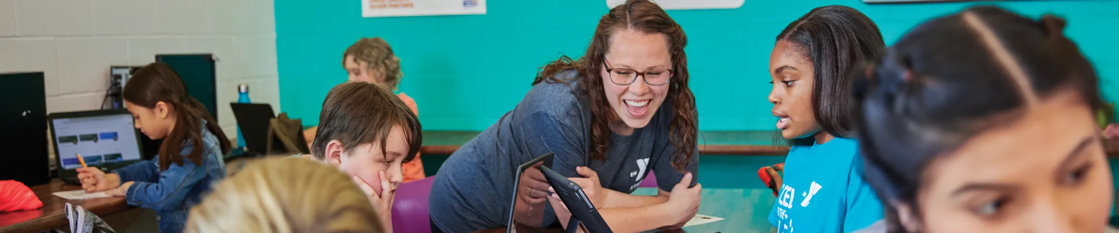 After school students work on assignments