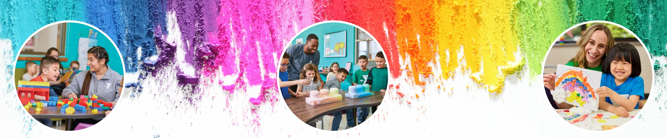 3 images showcasing the kindergarten afterschool program