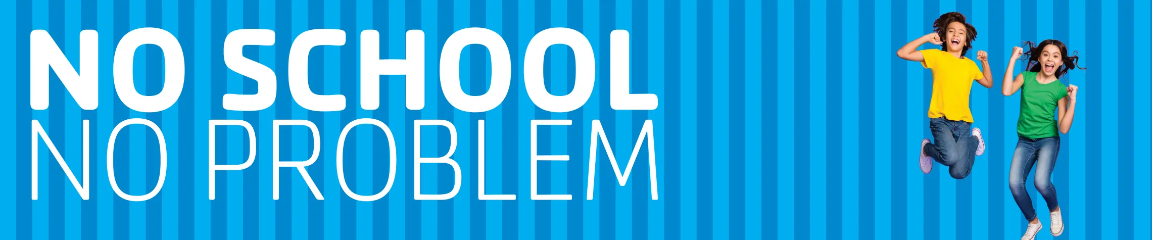 Kids jumping in the air